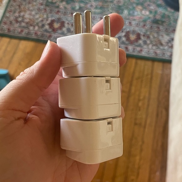 Type D Ceptics India Travel Plug Adapter for Pakistan Nepal Bangladesh - 3 Pack - Picture 11 of 11